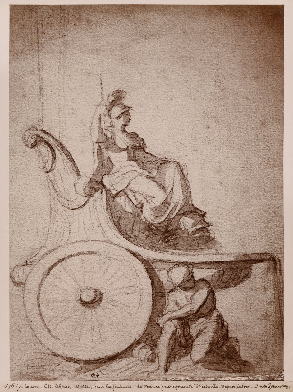 Triomferend Frankrijk, c.1674 door Charles Le Brun