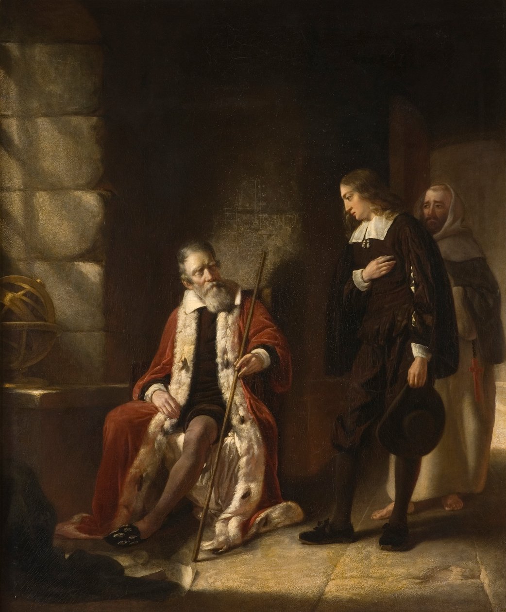 Het interview van Milton met Galileo door Charles Lucy