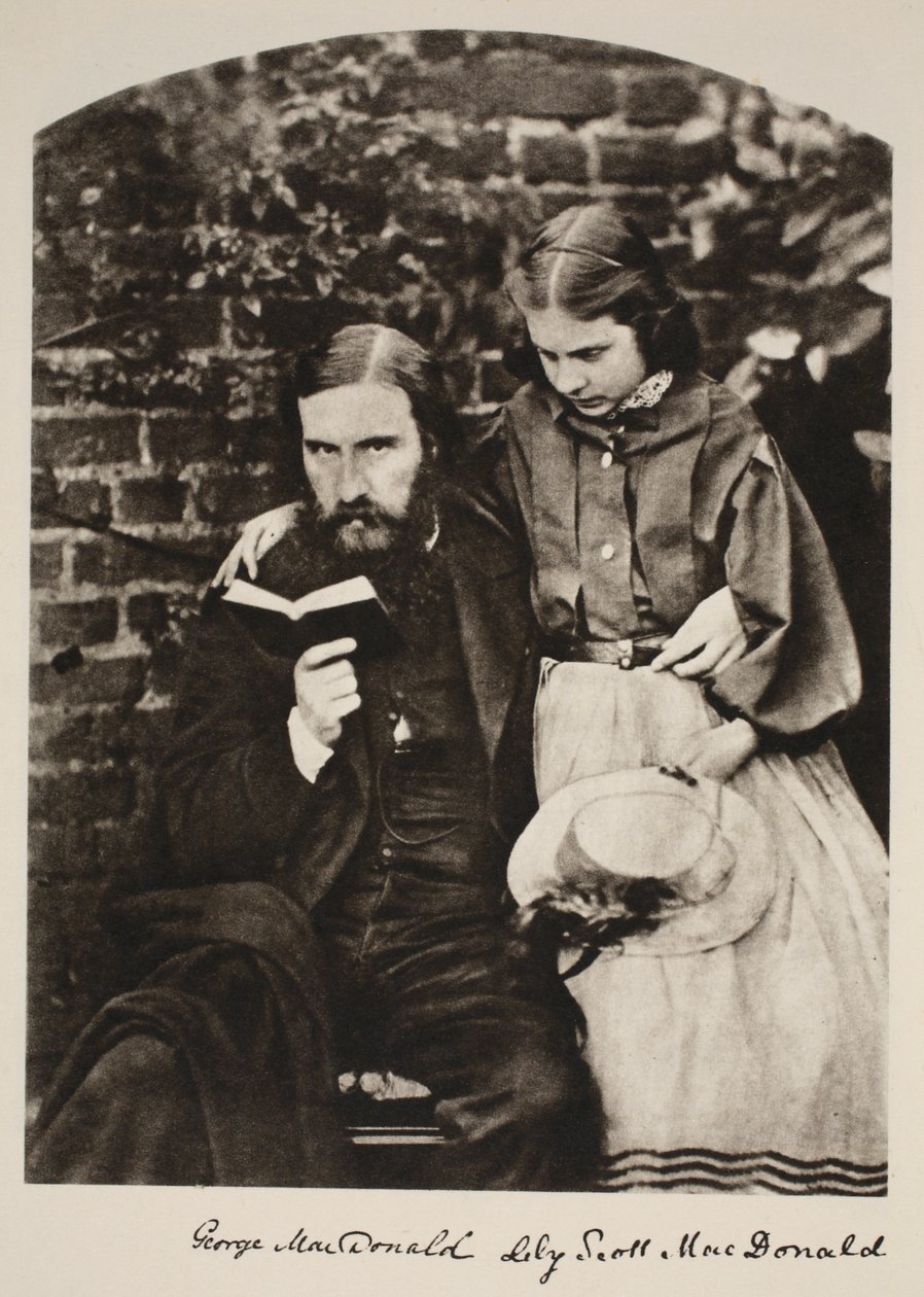 George MacDonald en zijn dochter Lily, 14 oktober 1863 door Charles Lutwidge Dodgson