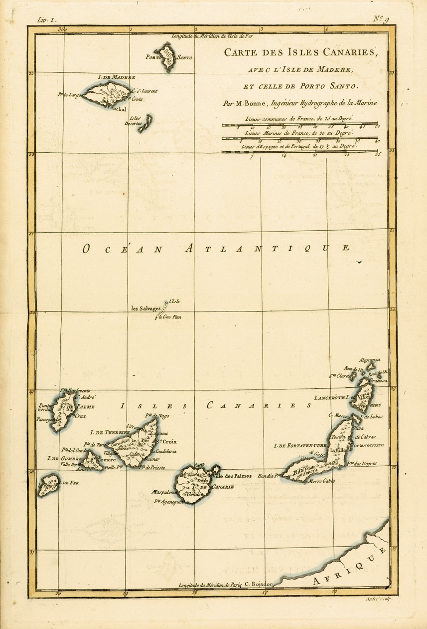 De Canarische Eilanden, met Madeira en Porto Santo, uit 