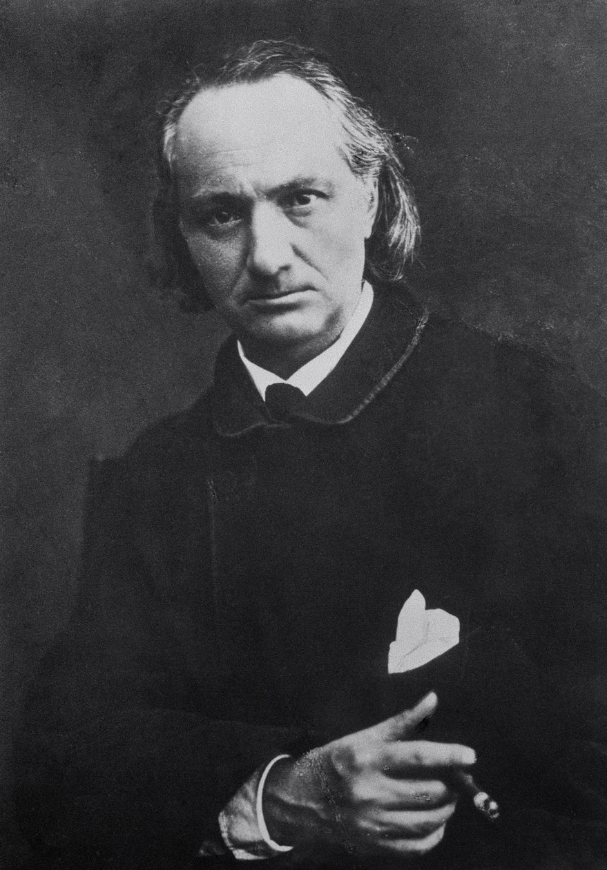 Charles Baudelaire (1821-67) met een sigaar, 1864 door Charles Neyt