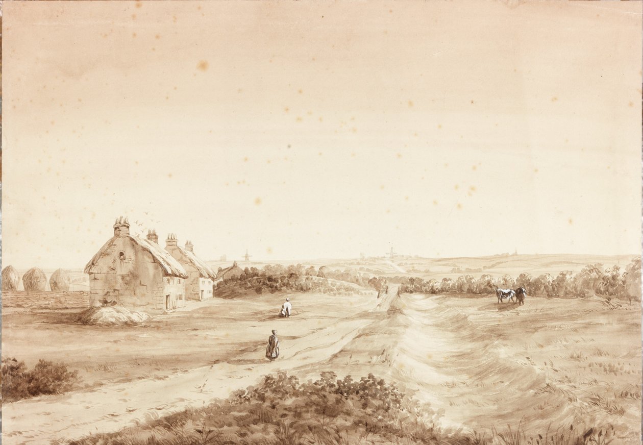 Deel van de Romeinse Muur door Charles Richardson