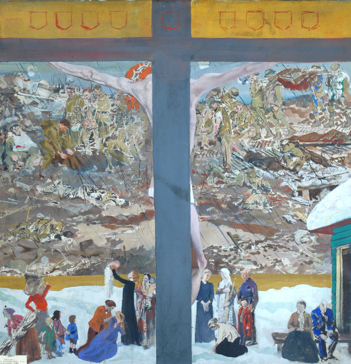 Oorlogstijd, 1901 door Charles Sims