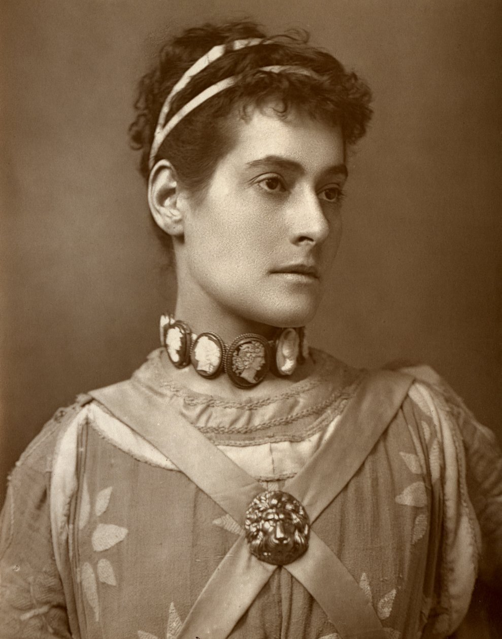 Myra Holme, Britse actrice, 1884 door Charles A. Long