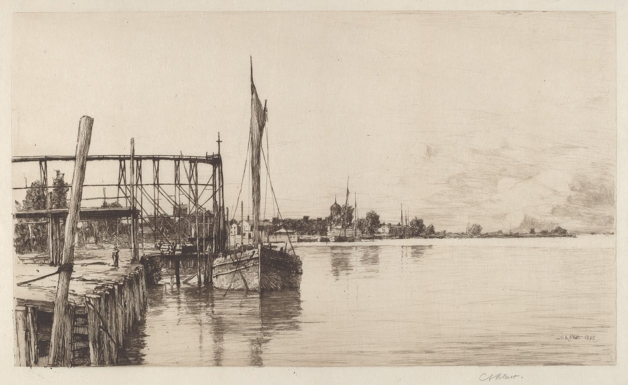 Connecticut River door Charles A. Platt