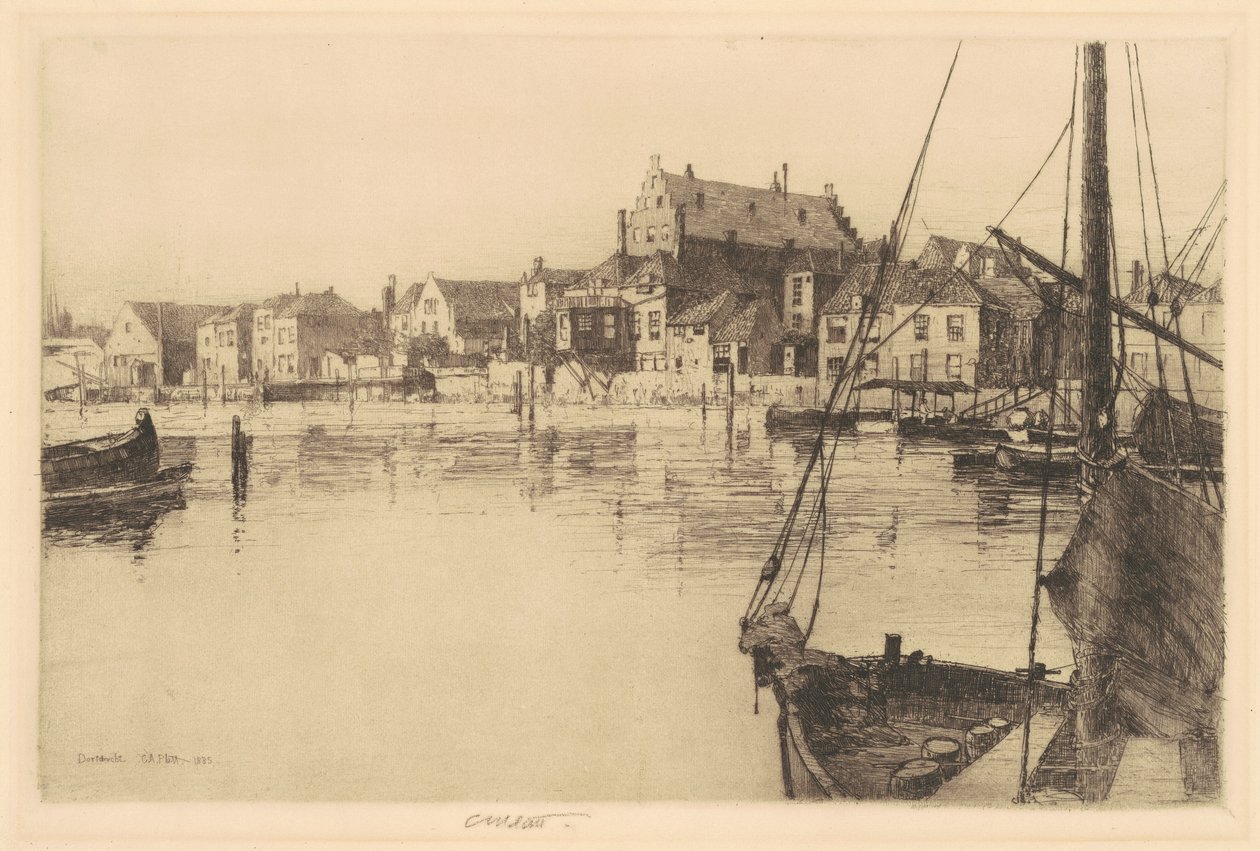 Dordrecht (Oude Magazijn) door Charles A. Platt
