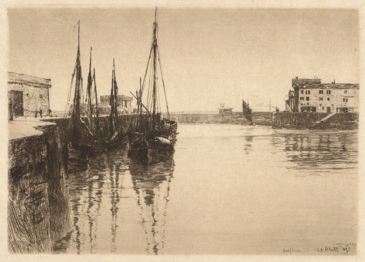 Honfleur door Charles A. Platt