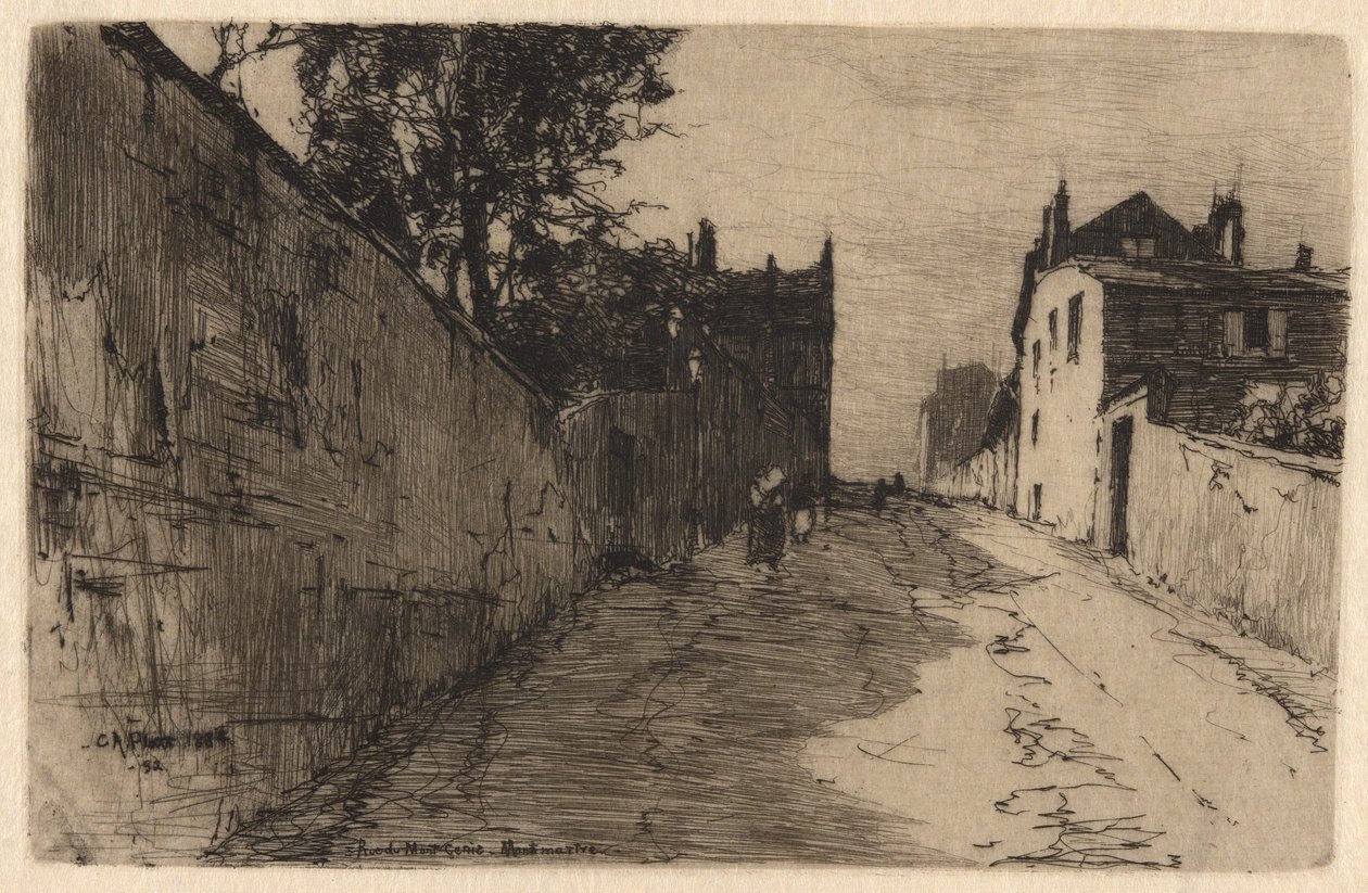 Rue de MontCenis, Montmartre door Charles A. Platt