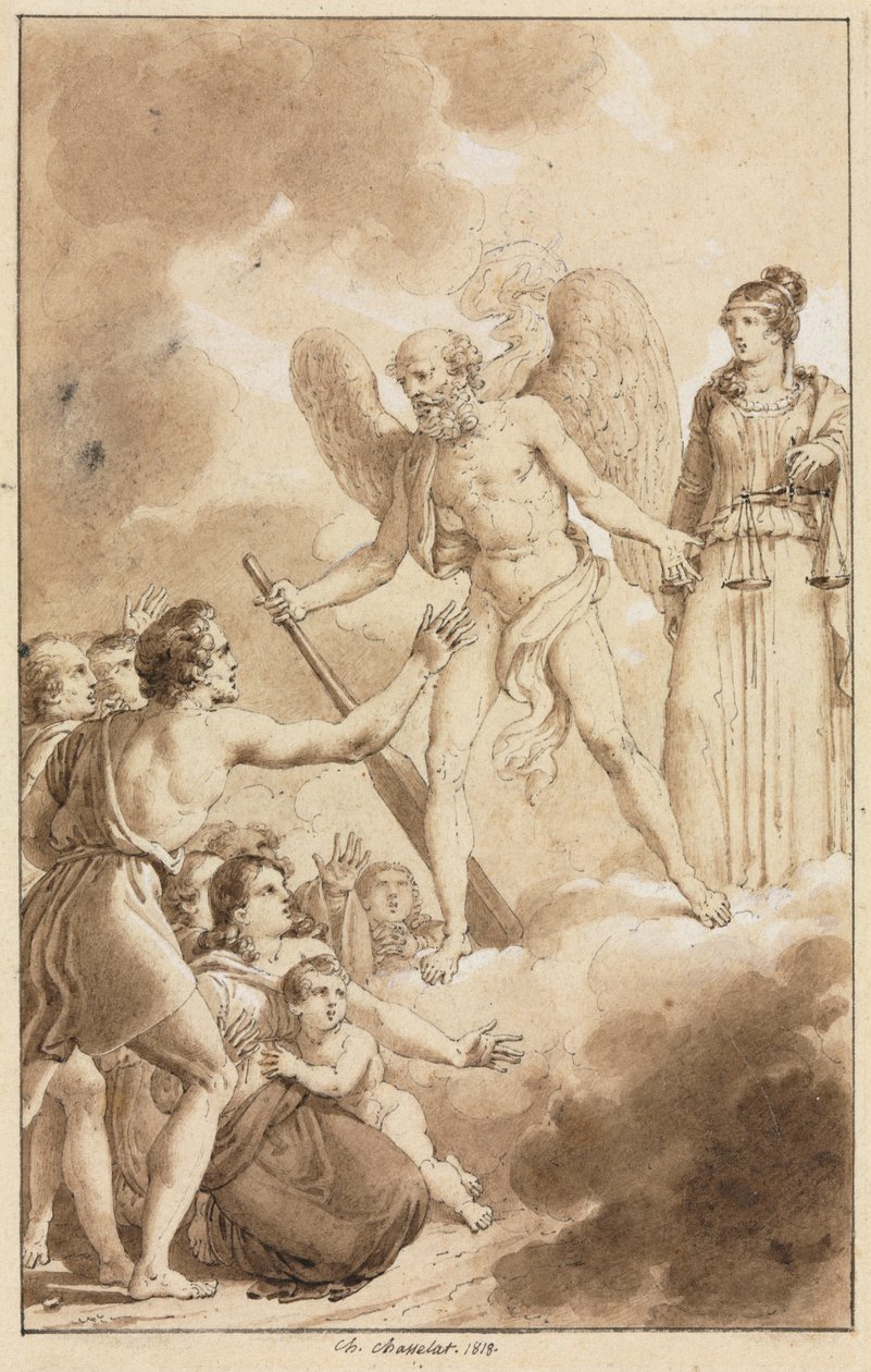Allegorie, 1818 door Charles Abraham Chasselat