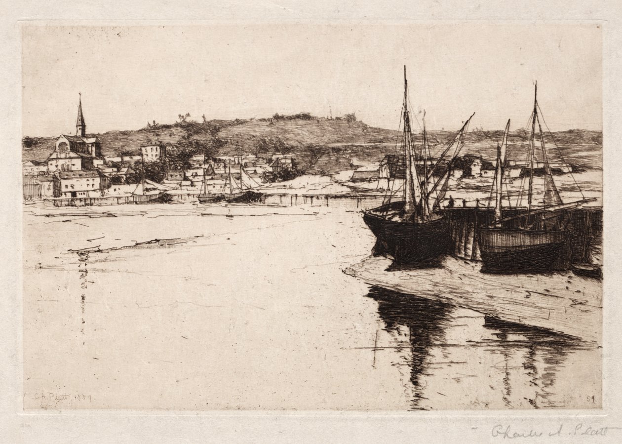 Trouville, 1889 door Charles Adams Platt