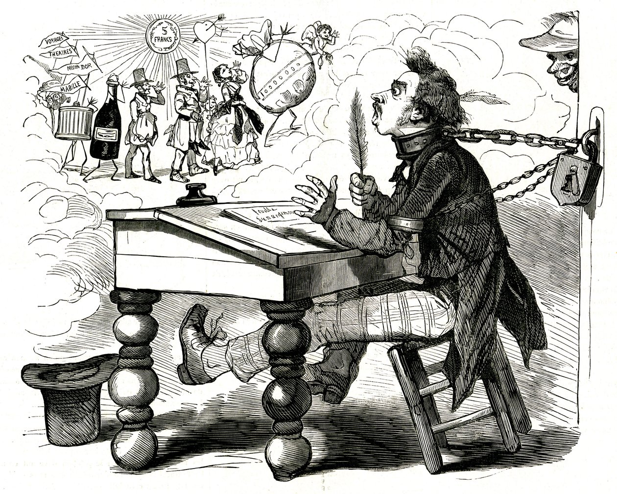 Onbekend beeld door Charles Albert dArnoux Bertall