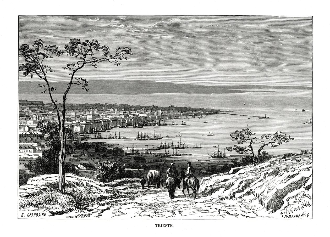 Triëst, Italië, 1879 door Charles Barbant