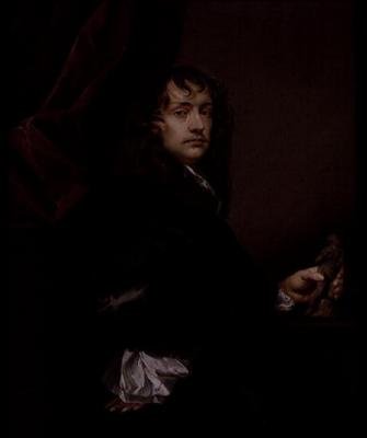 Portret van Sir Peter Lely (1618-80) door Charles Beale