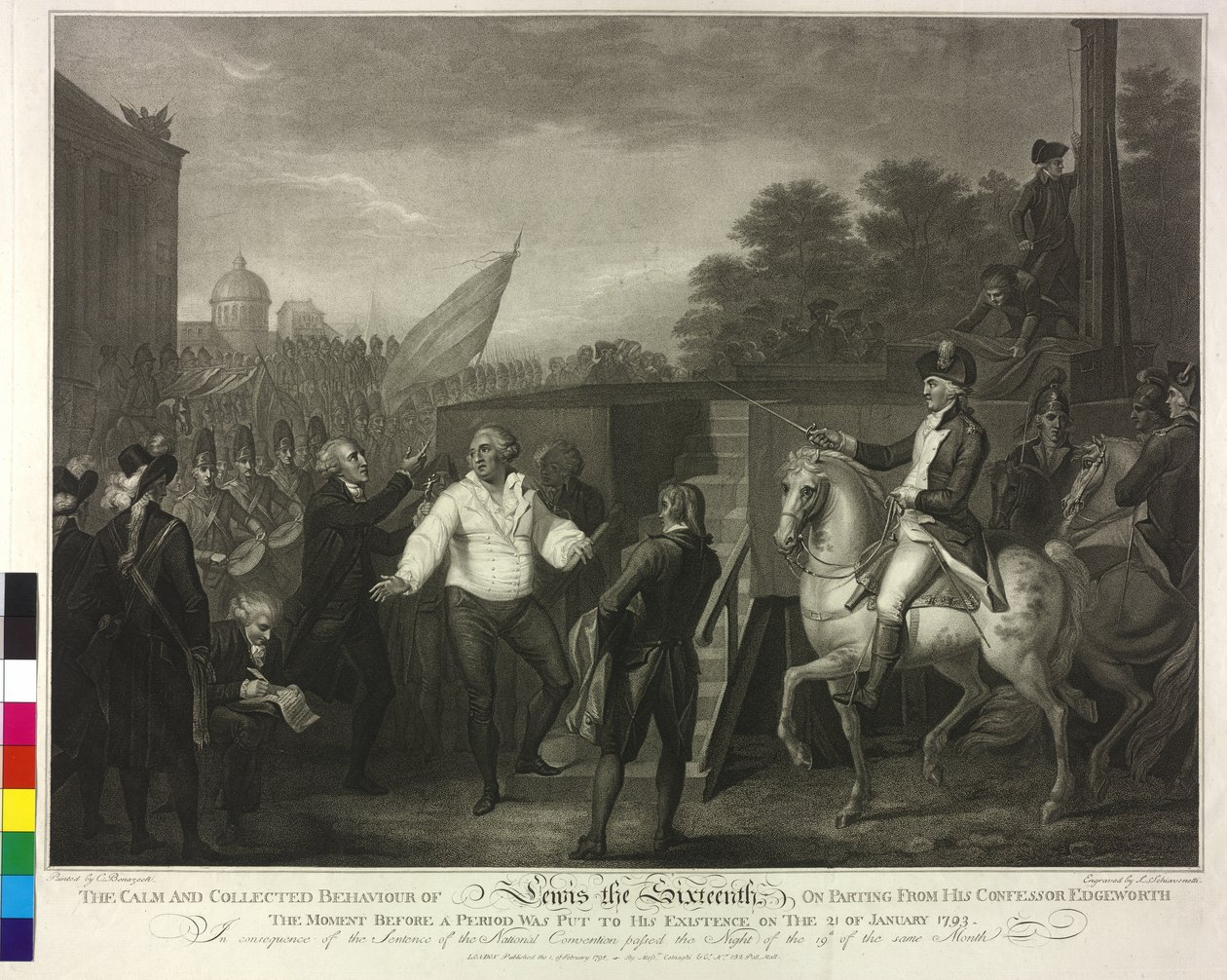 Koning van Frankrijk Lodewijk XVI door Charles Benazech