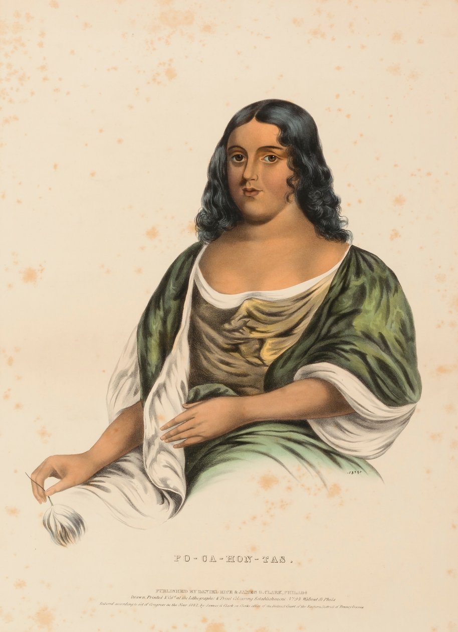 PO-CA-HON-TAS. door Charles Bird King