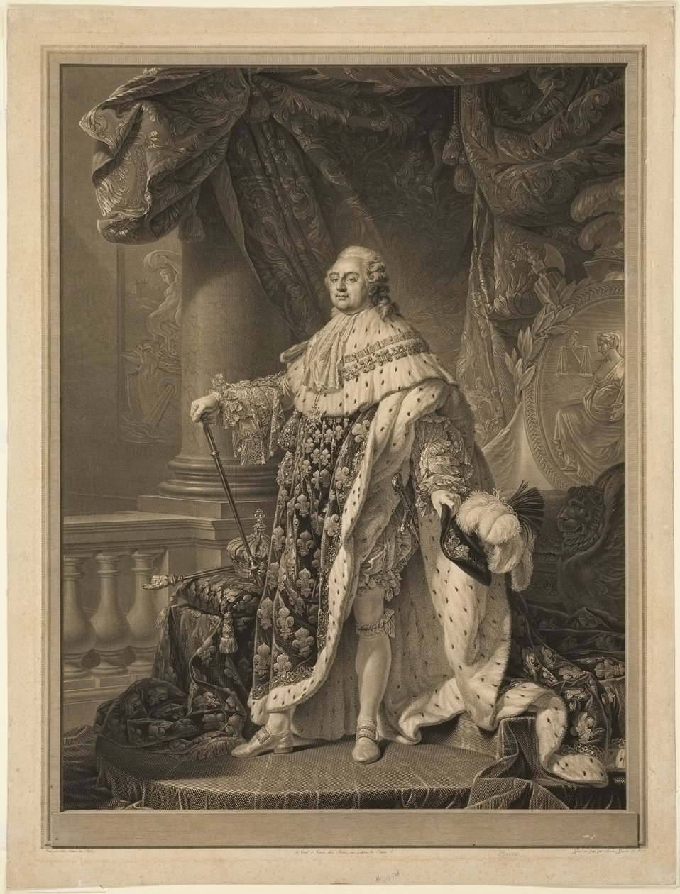 Lodewijk XVI door Charles Clément Bervic