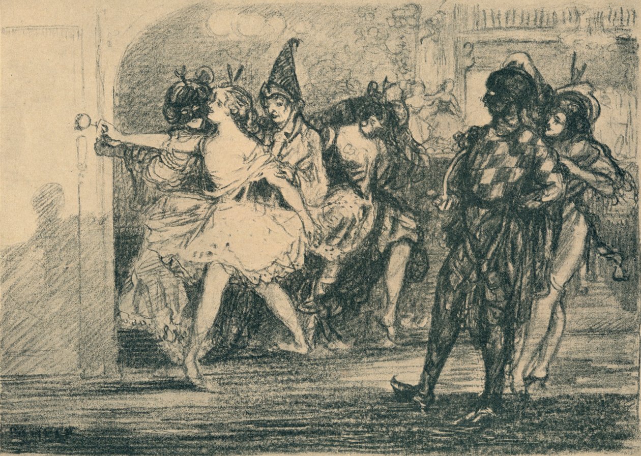 Entrée Au Scene door Charles Edward Conder