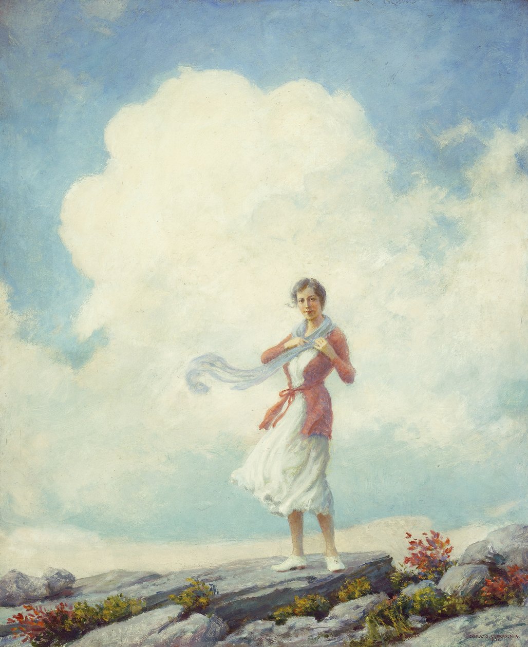 Op de Top door Charles Courtney Curran
