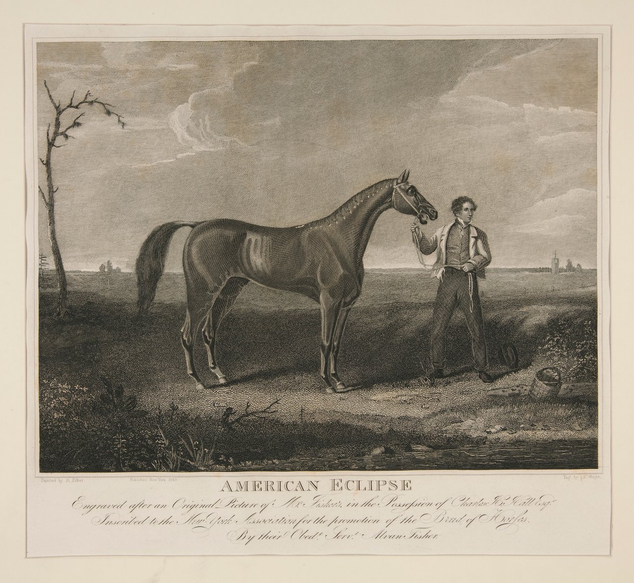 Amerikaanse Zonsverduistering door Charles Cushing Wright