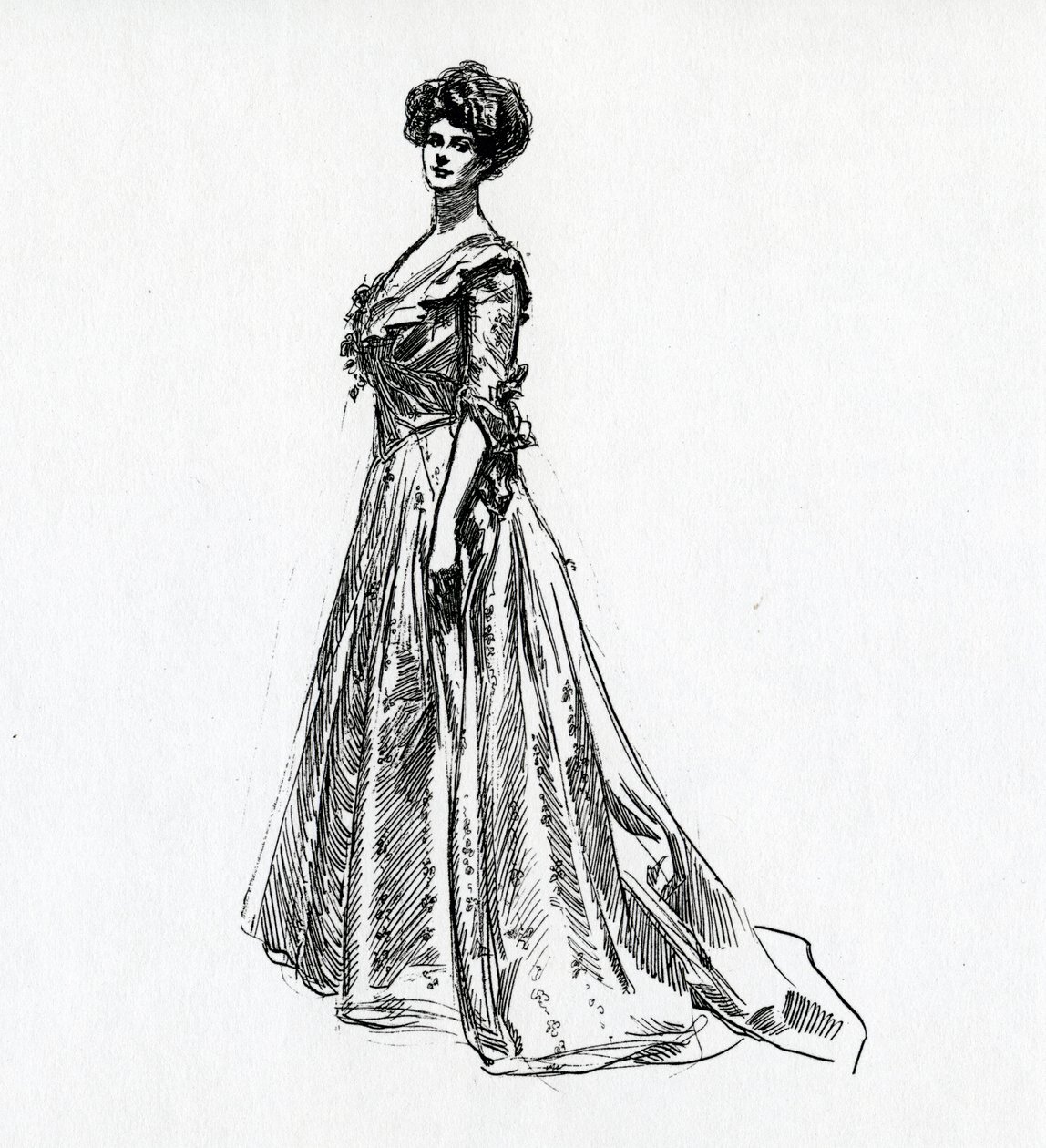 Een Gibson-meisje, ca. 1902 door Charles Dana Gibson