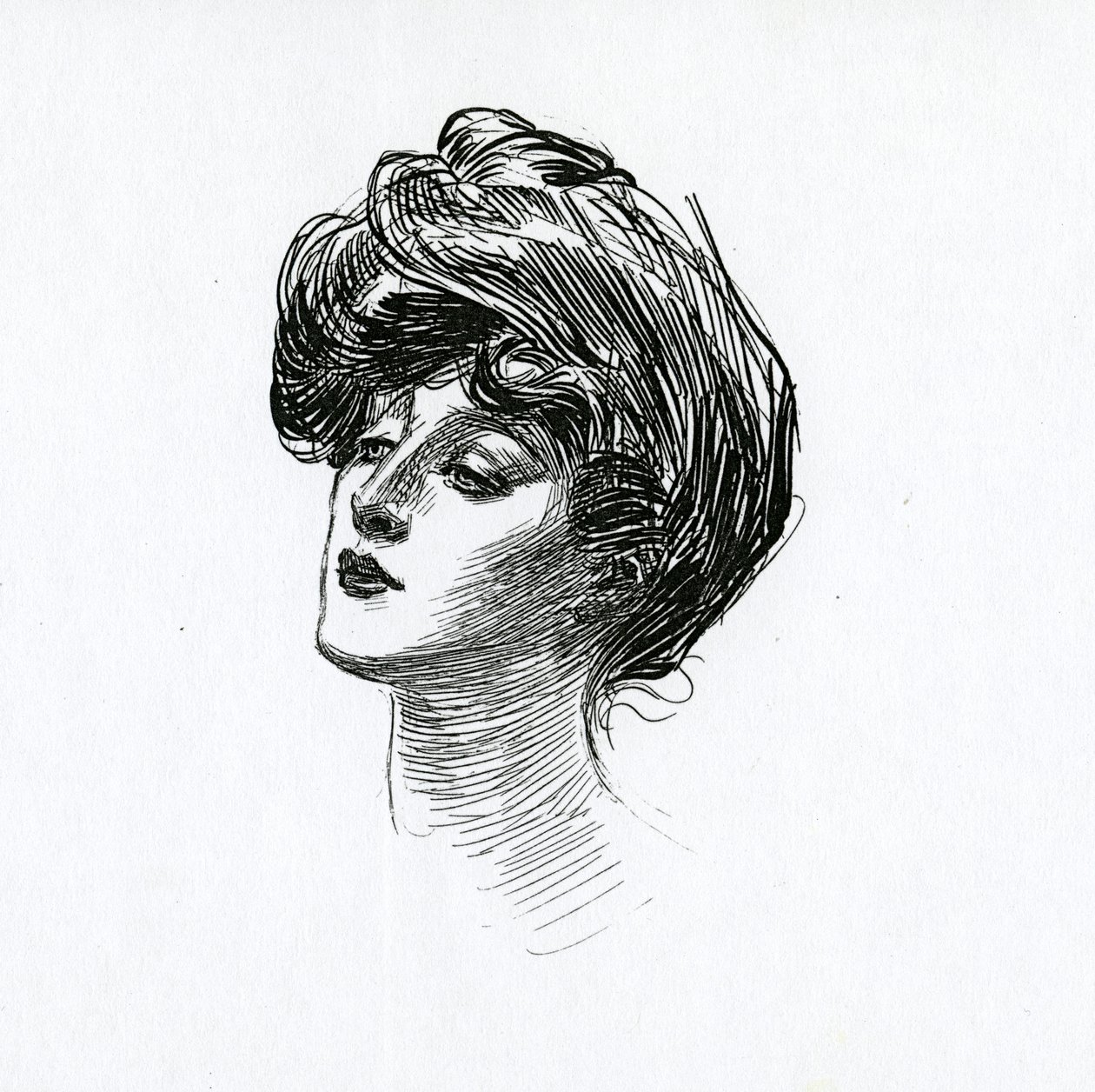 Een Gibson Meisje, c.1902 door Charles Dana Gibson