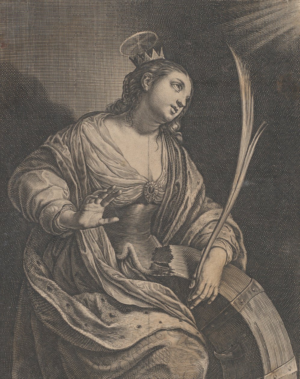 Sint Catharina van Alexandrië, ca. 1630 door Charles David