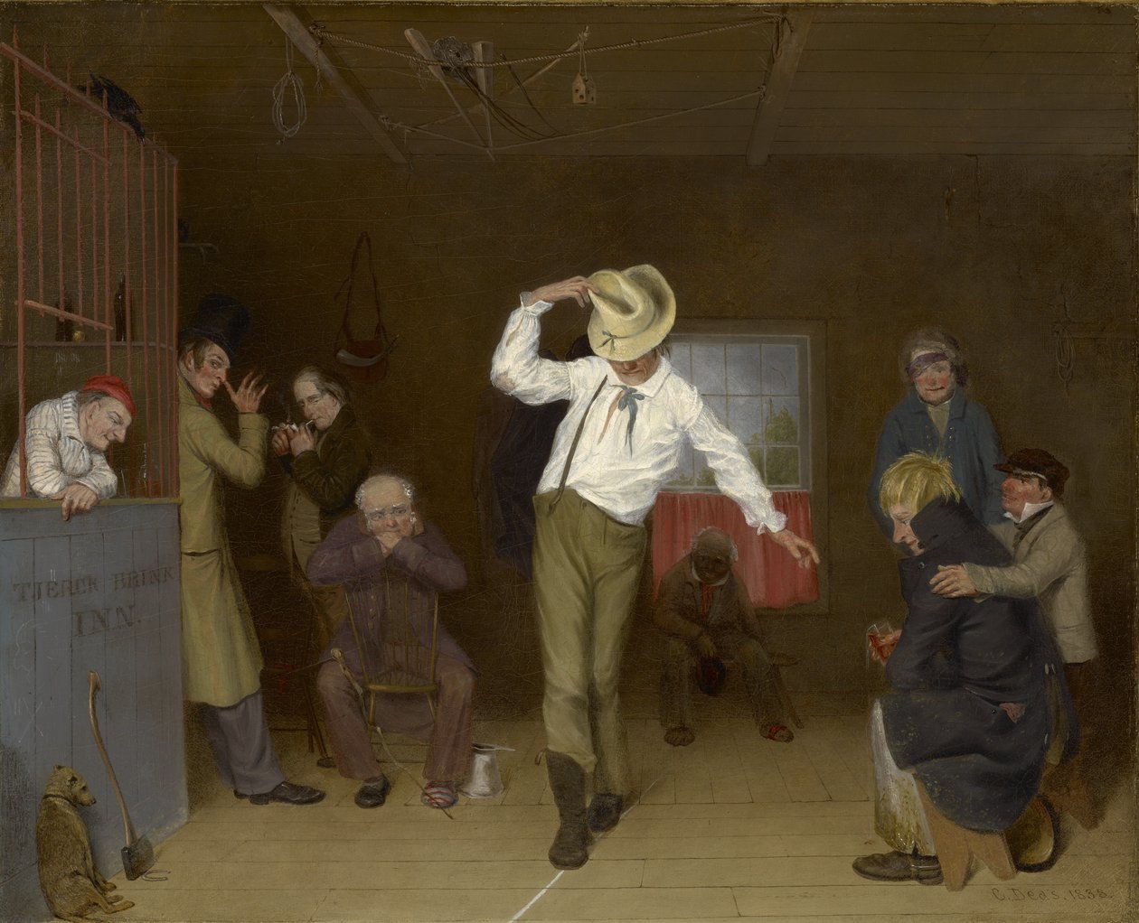 Het krijt lopen door Charles Deas