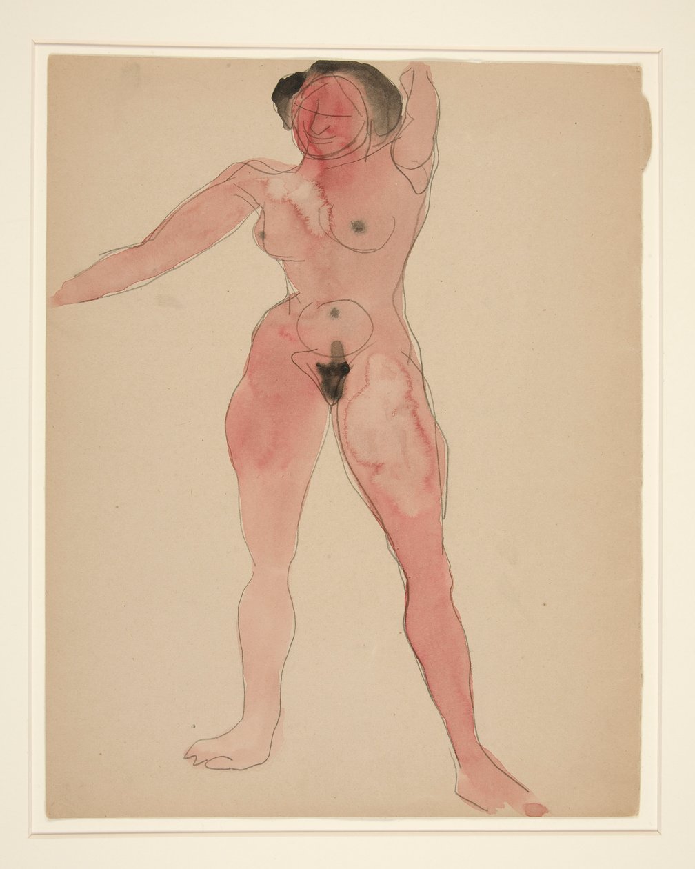 Vrouwelijk naakt door Charles Demuth