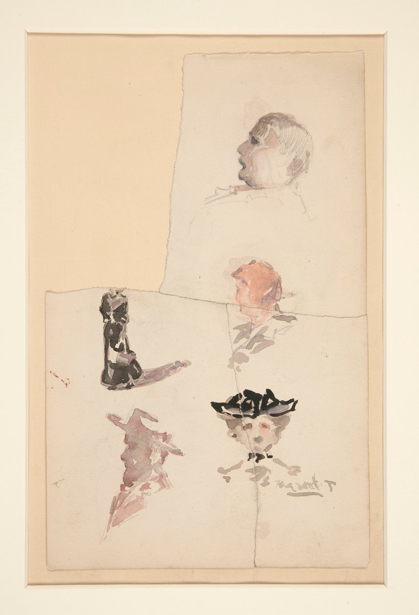 Vijf figuren door Charles Demuth