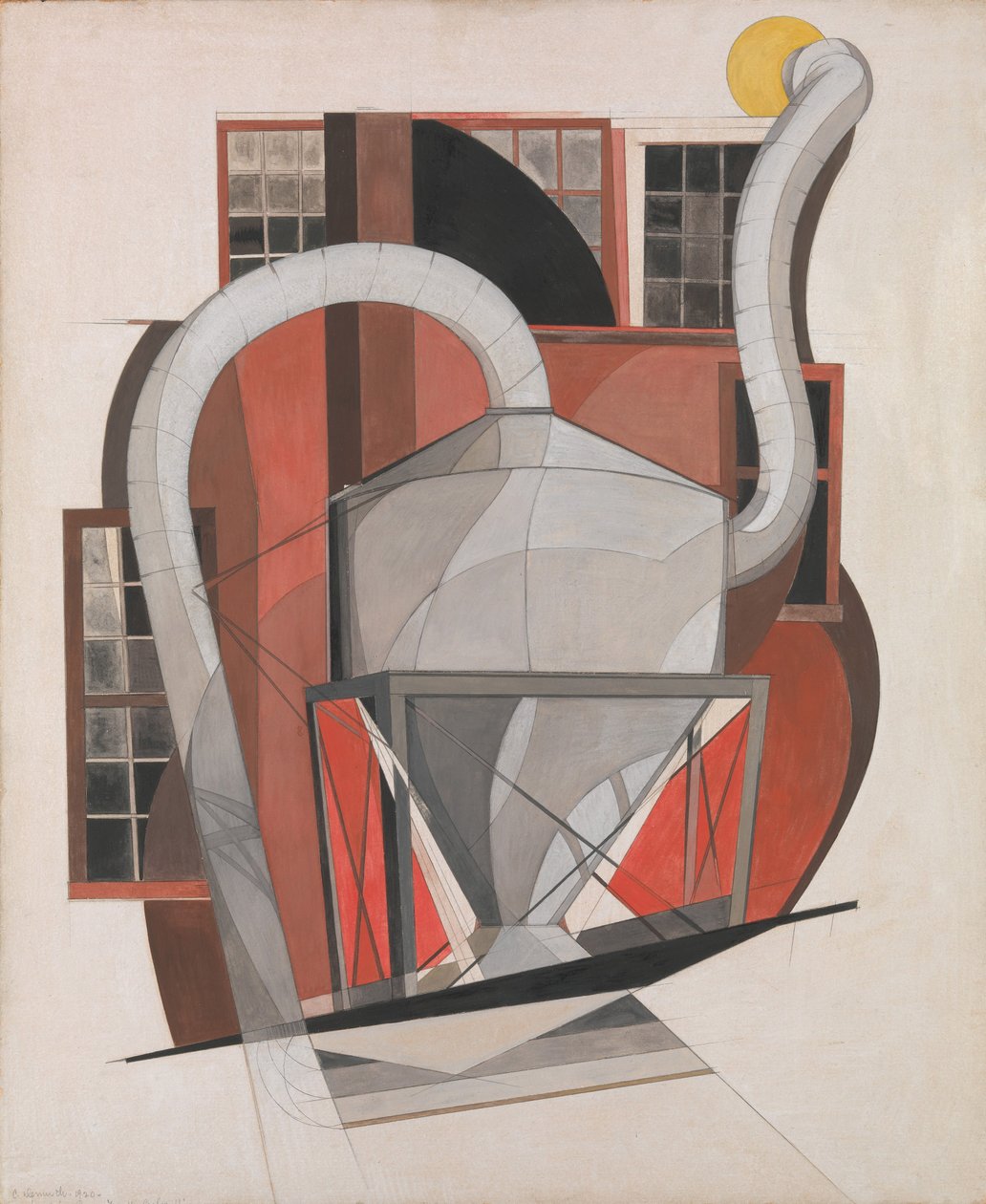 Machines, 1920 door Charles Demuth