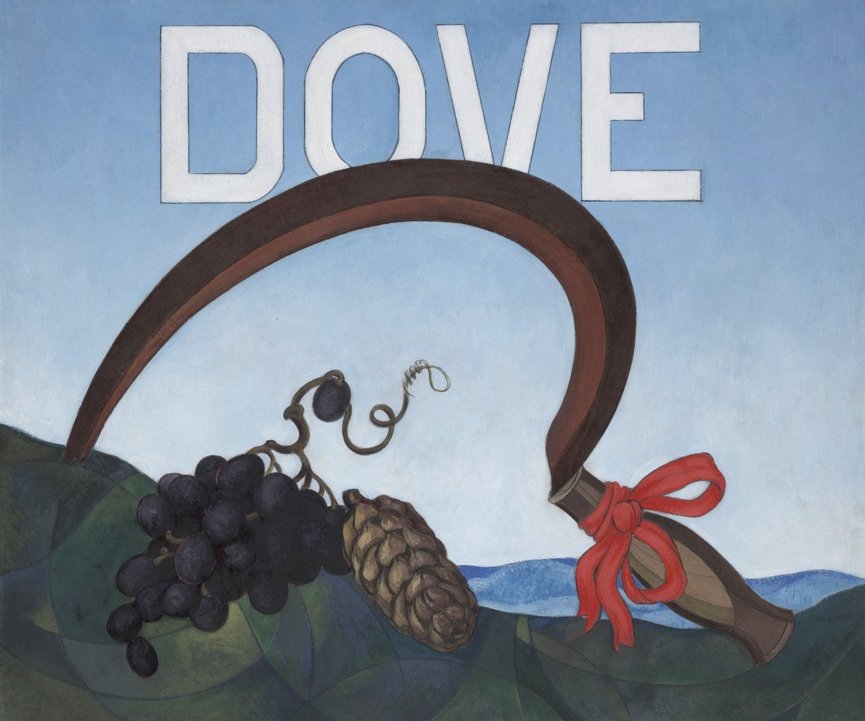 Posterportret: Duif door Charles Demuth
