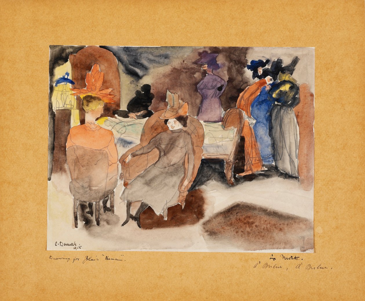 De dood van Nana door Charles Demuth