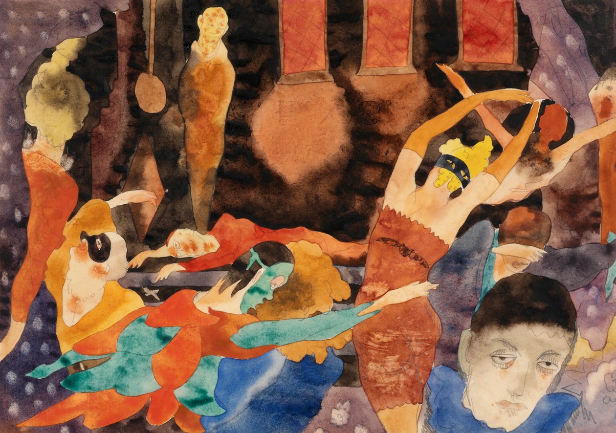 Het Masker van de Rode Dood door Charles Demuth