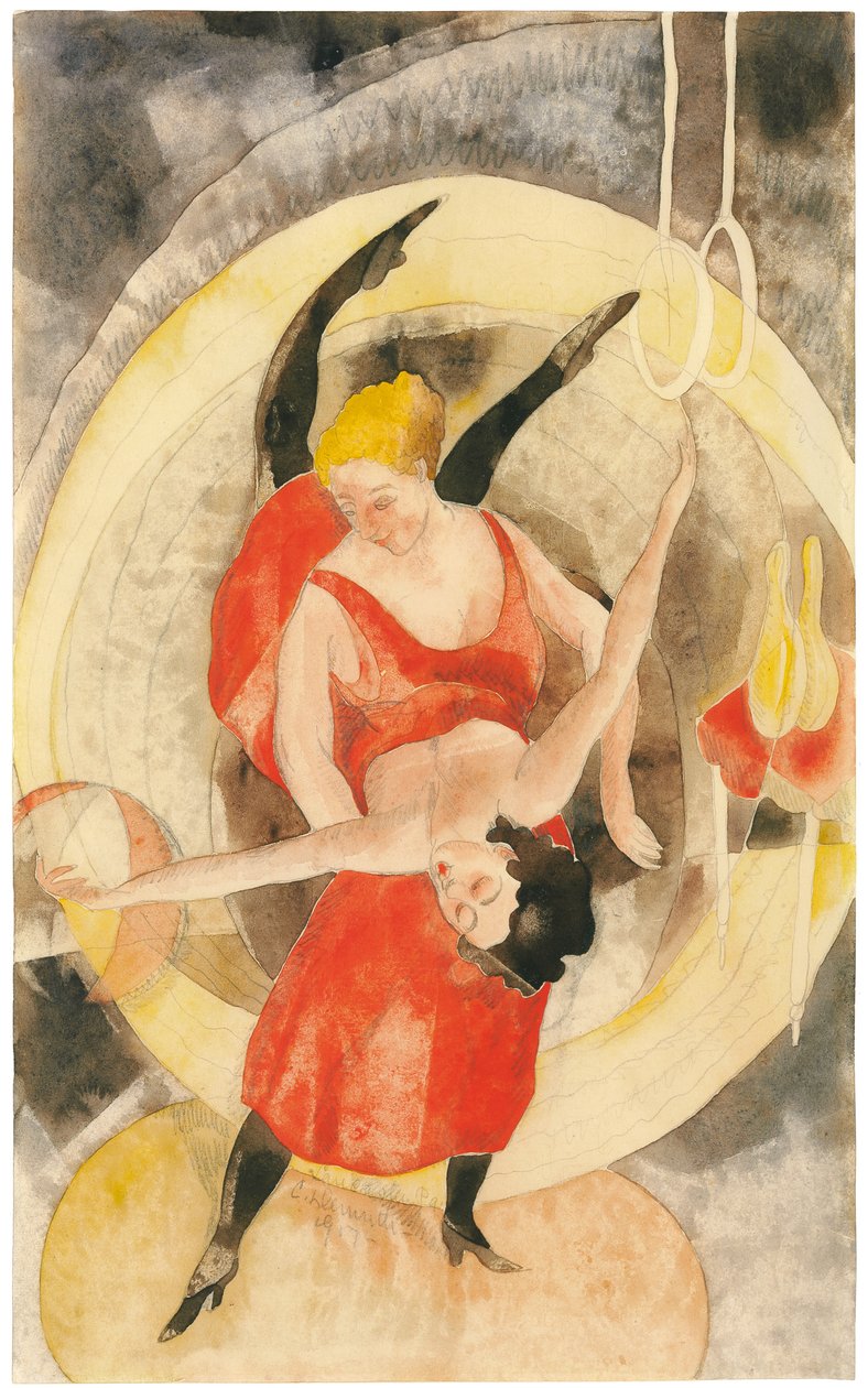 Acrobaten door Charles Demuth