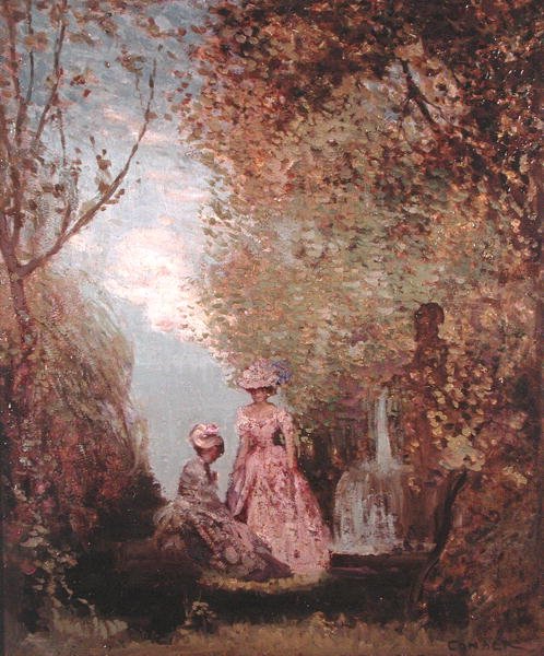Bosglade door Charles Edward Conder