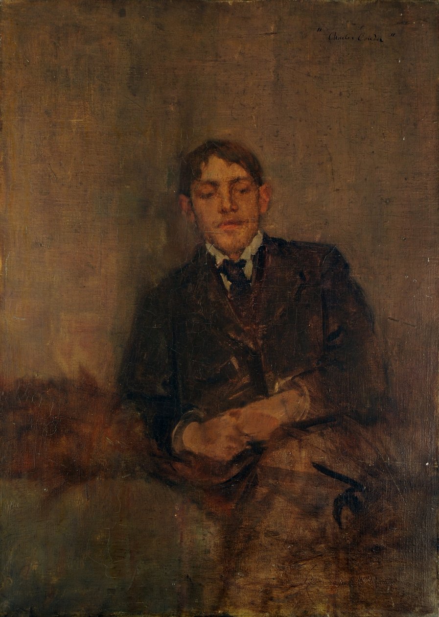 Zelfportret, ca. 1895 door Charles Edward Conder