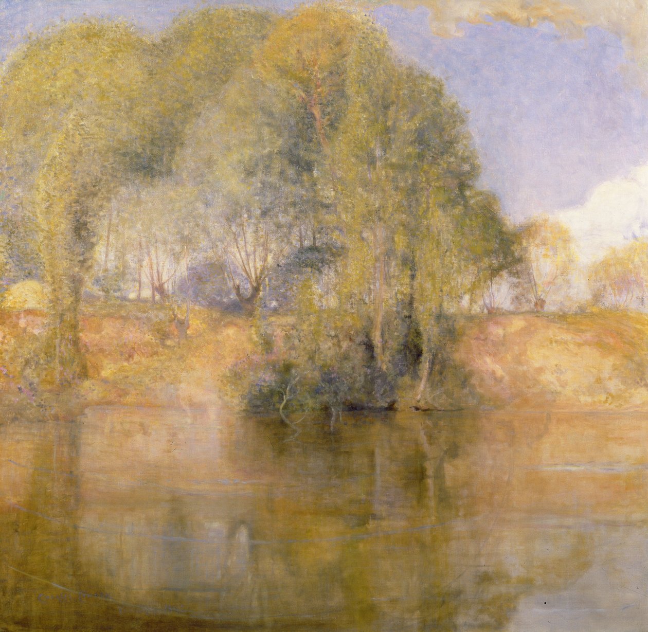 Vétheuil door Charles Edward Conder