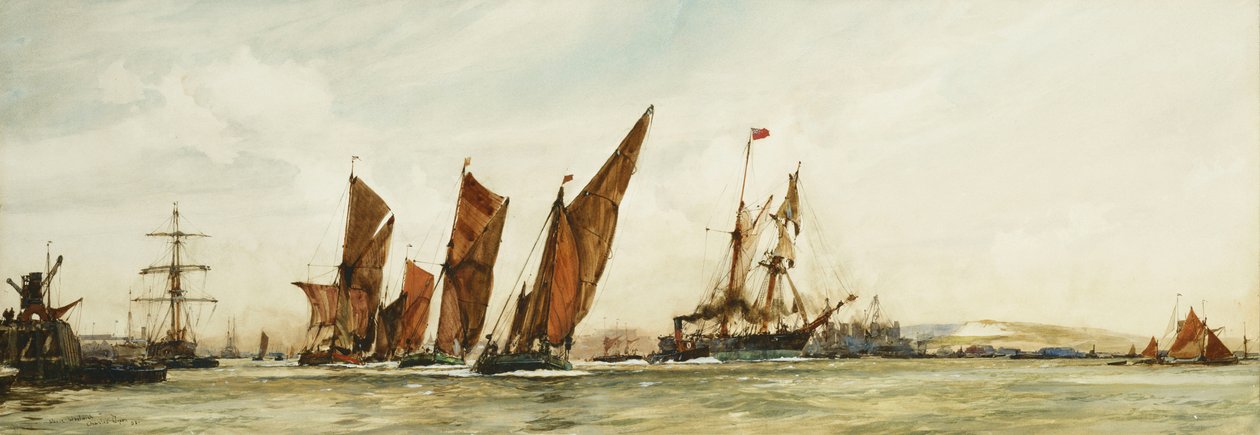 Boven Woolich door Charles Edward Dixon