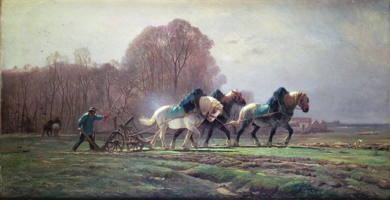 Onbekend schilderij door Charles Emile Jacque