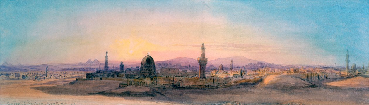 Caïro, 1863 door Charles Émile de Tournemine