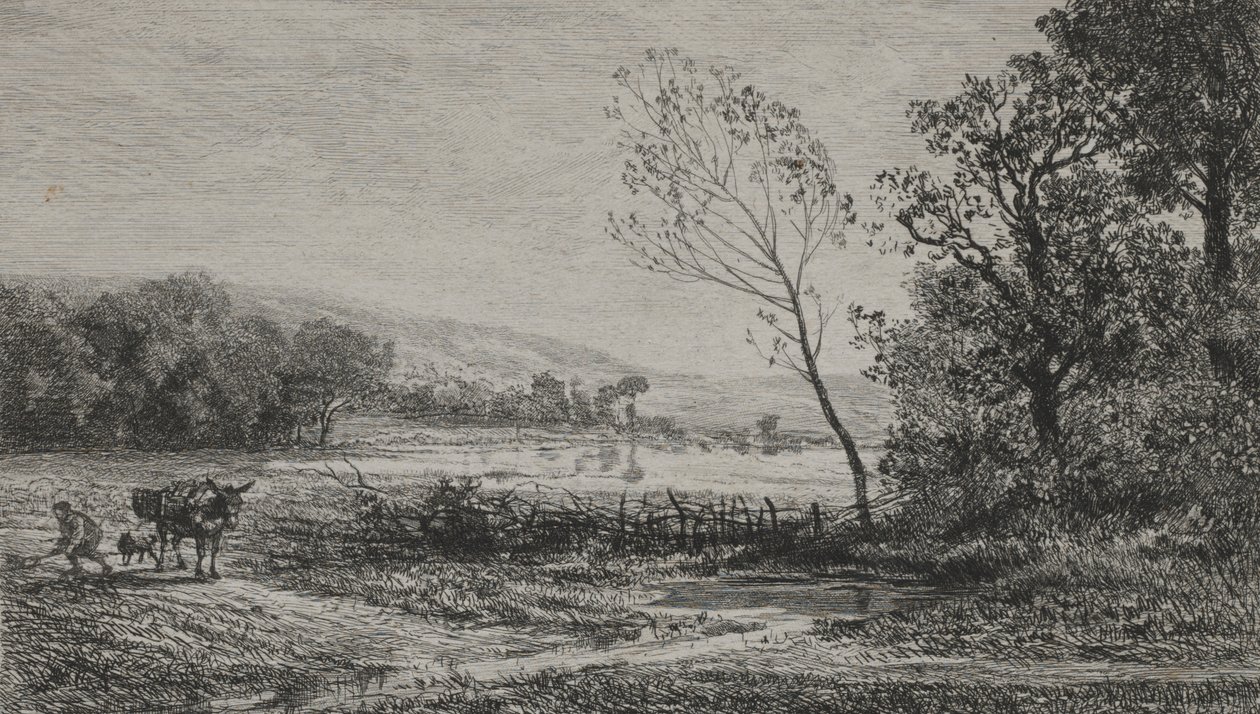 Herfst door Charles Francois Daubigny