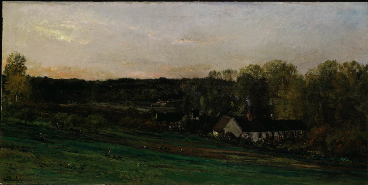 Huis van Mère Bazot door Charles Francois Daubigny