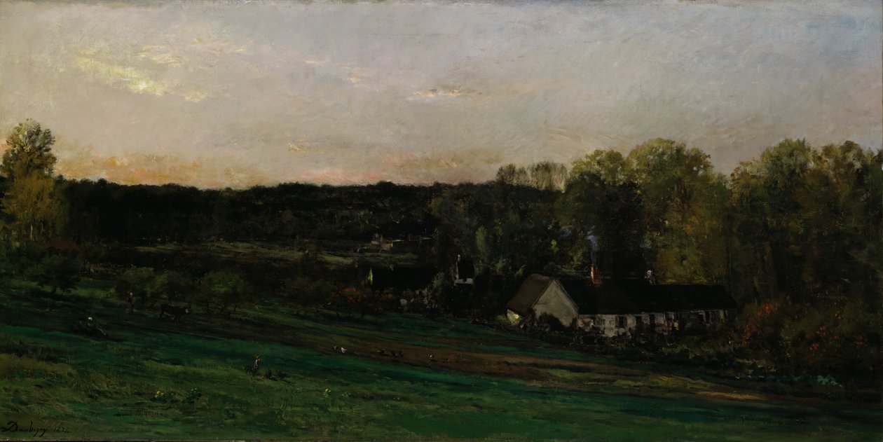 Huis van Mère Bazot door Charles Francois Daubigny