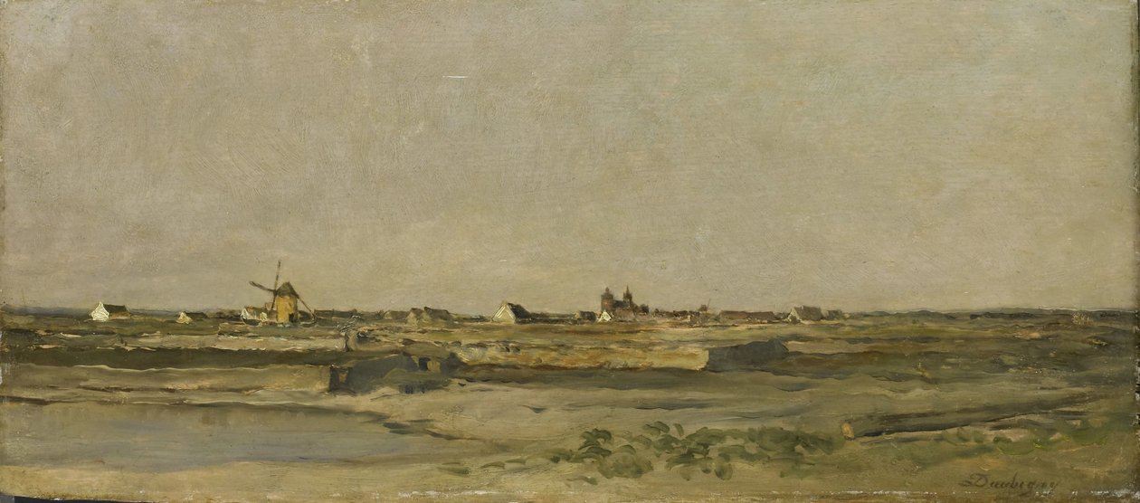 Landschap door Charles Francois Daubigny