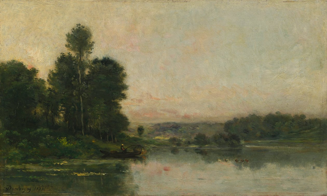 De Heuvels van Méry-sur-Oise, Tegenover Auvers door Charles Francois Daubigny