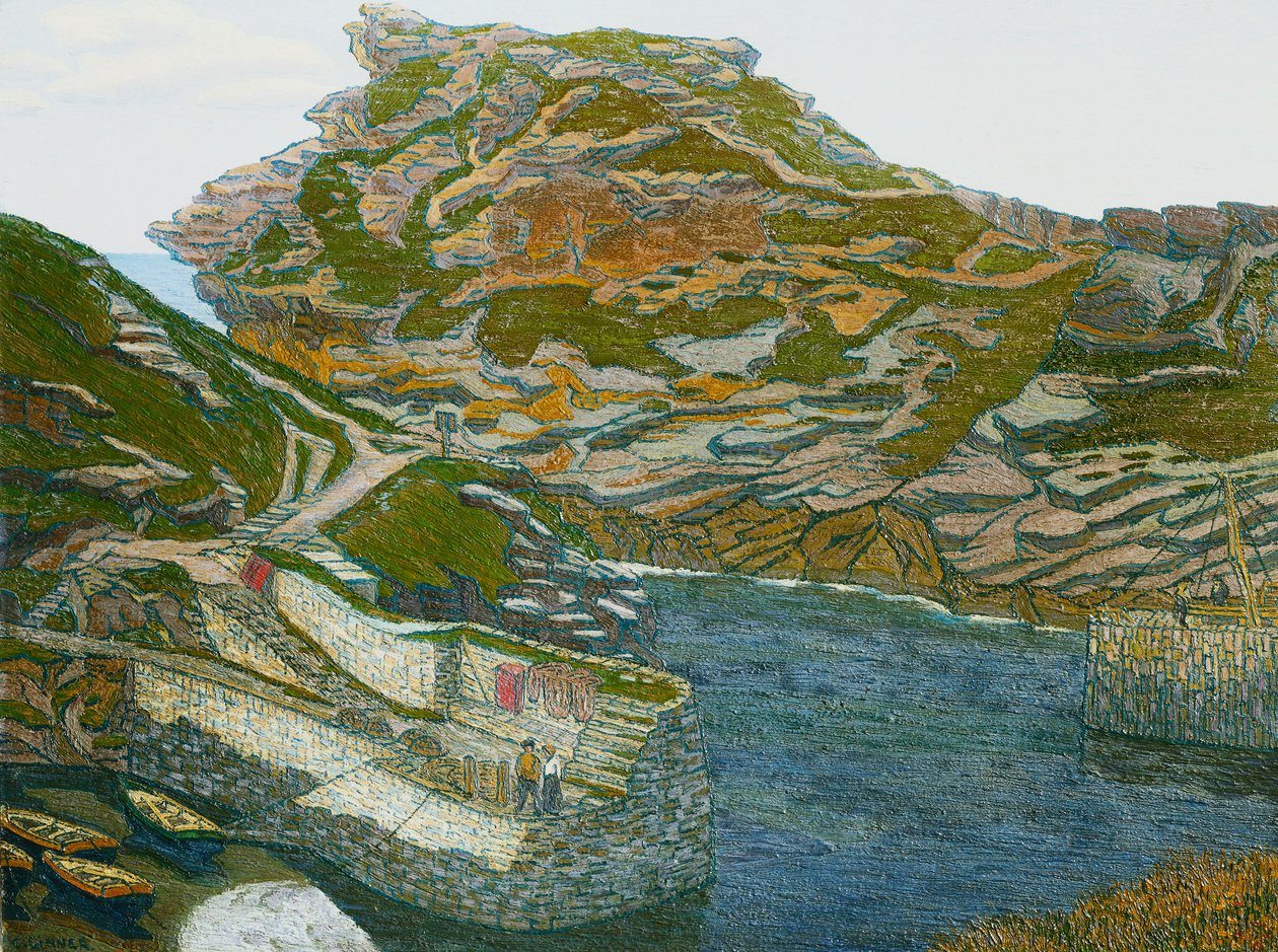 Boscastle Haven door Charles Ginner