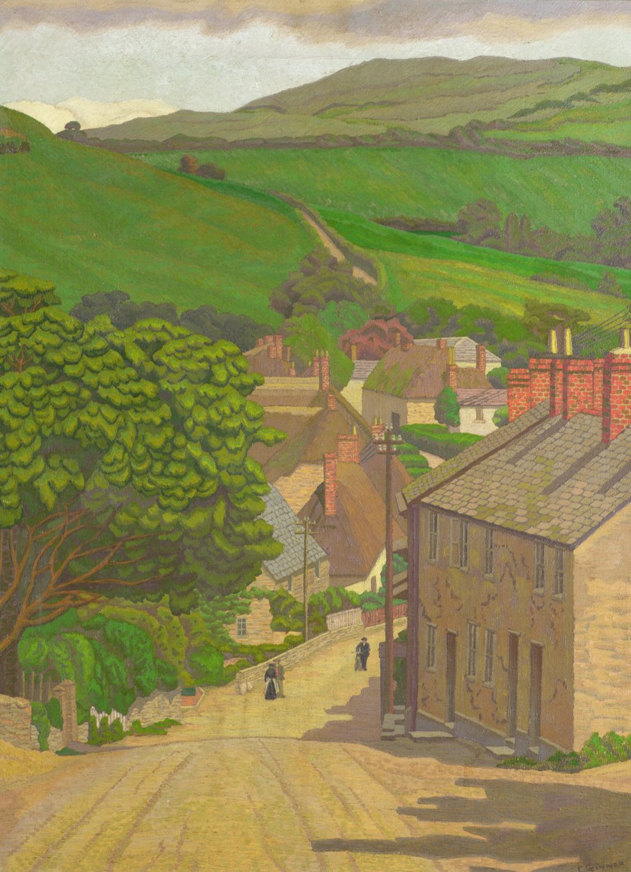 Chideock, Devon door Charles Ginner
