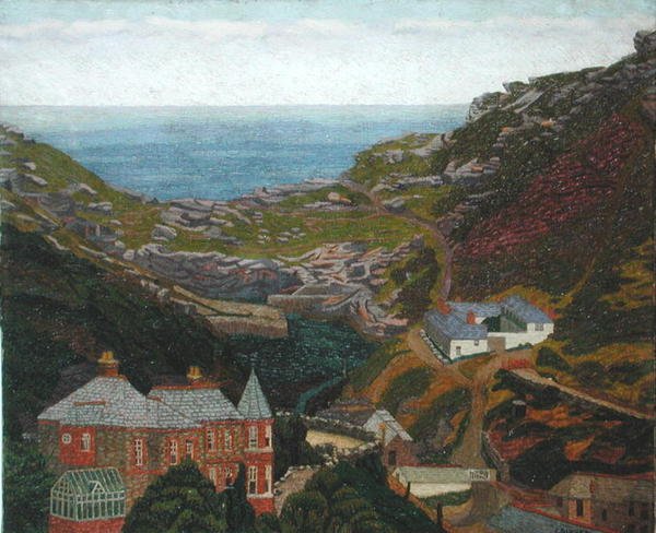 Penally Bridge, Boscastle door Charles Ginner