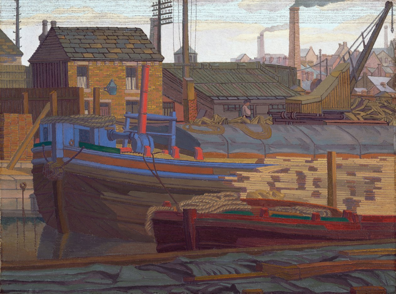 De Aken, Leeds door Charles Ginner