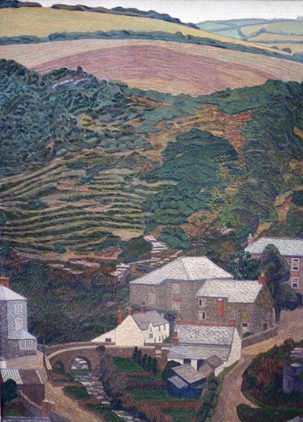 De heuvel door Charles Ginner